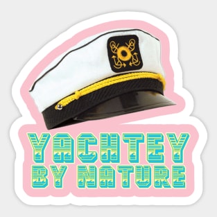 Yachtey By Nature Yacht Rock Sailing Nautical Sticker